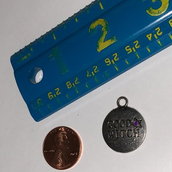 Pewter Good Witch Charm - Picture 2 of 9